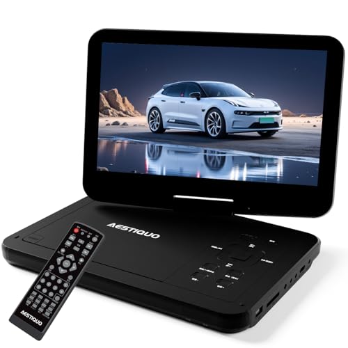 AESTIQUOポータブルDVDプレーヤー12.5型 Amazon.co.jp: AESTIQUO ポータブルDVDプレーヤー【2025年 業界